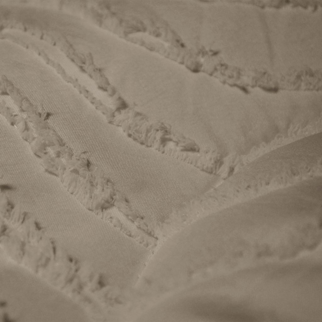 2-in-1 Duvet and Bedspread in Taupe – Soft Matte Satin for All Seasons 5