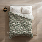 2-in-1 Floral Green Duvet Without Cover – Reversible Teddy Fabric for All Seasons 1