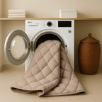 2-in-1 Matte Satin Duvet Bedspread – Taupe, 220cm Long, Breathable and Easy Care, Perfect for Summer 3