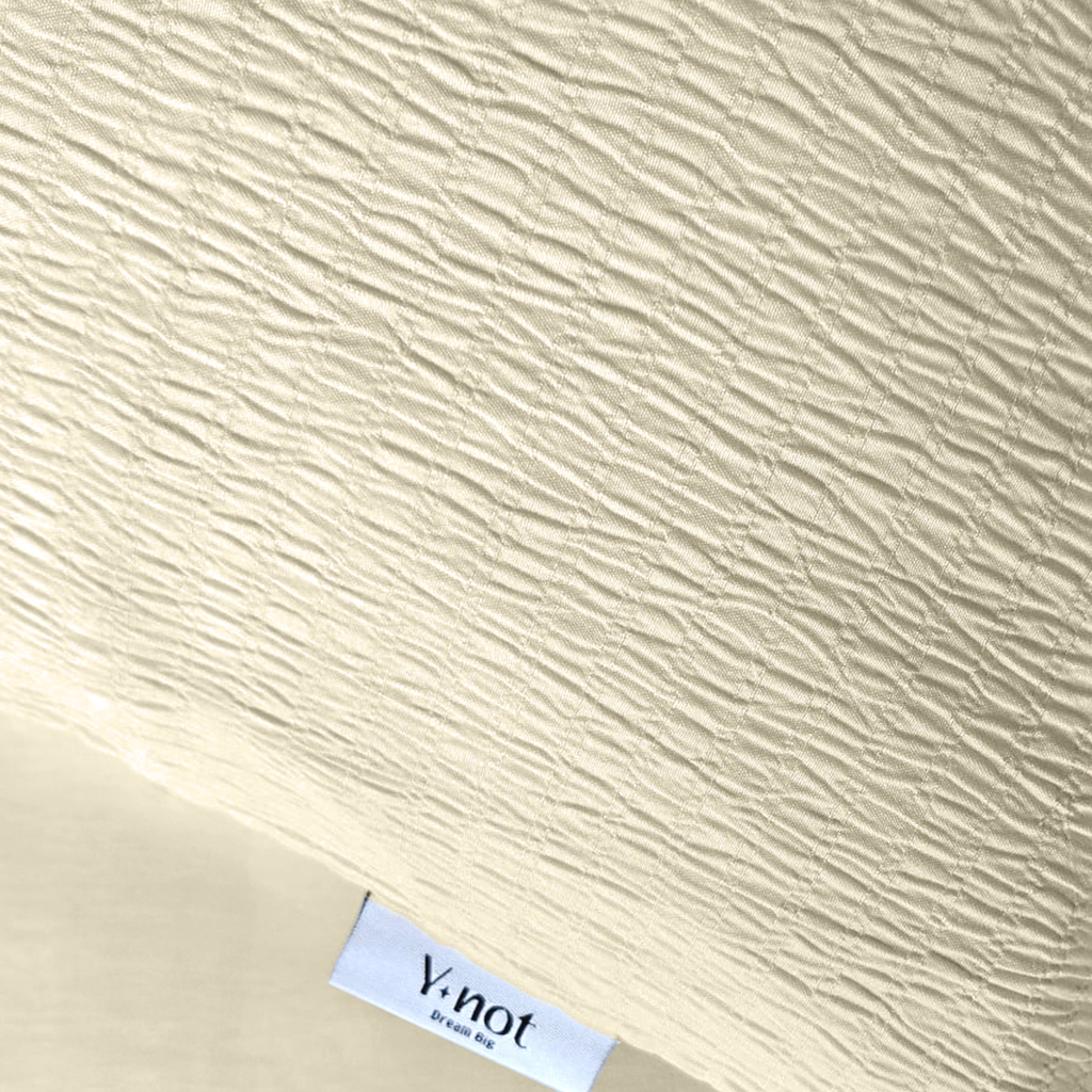 2-in-1 Micro Muslin Duvet and Bedspread – Cream, Lightweight and Breathable 2