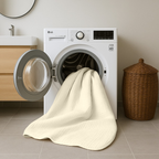 2-in-1 Micro Muslin Duvet and Bedspread – Cream, Lightweight and Breathable 3