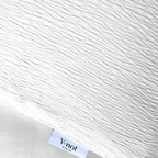 2-in-1 Micro Muslin Duvet and Bedspread – White, Summer Weight, Heat-Regulating 2