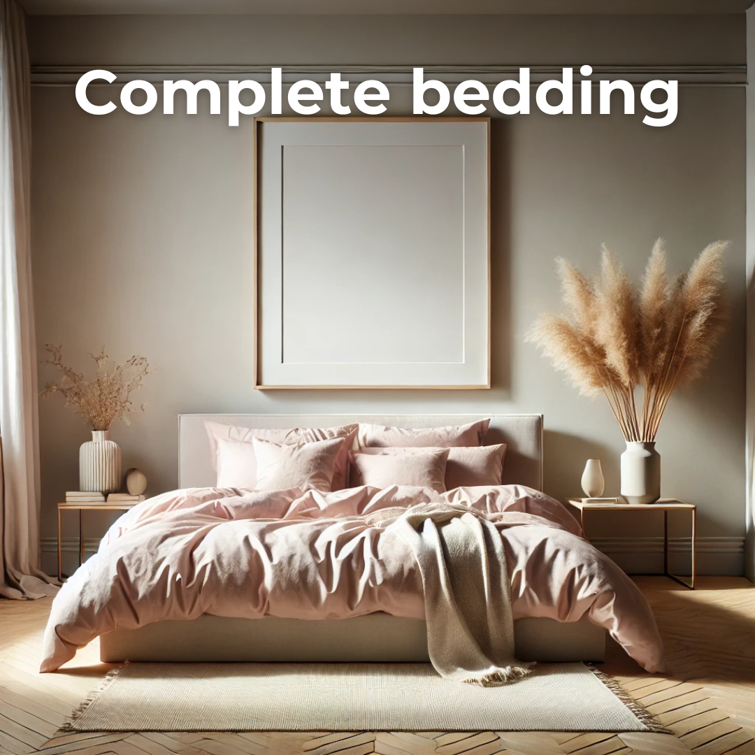 Light Pink Eucalyptus Bedding Set