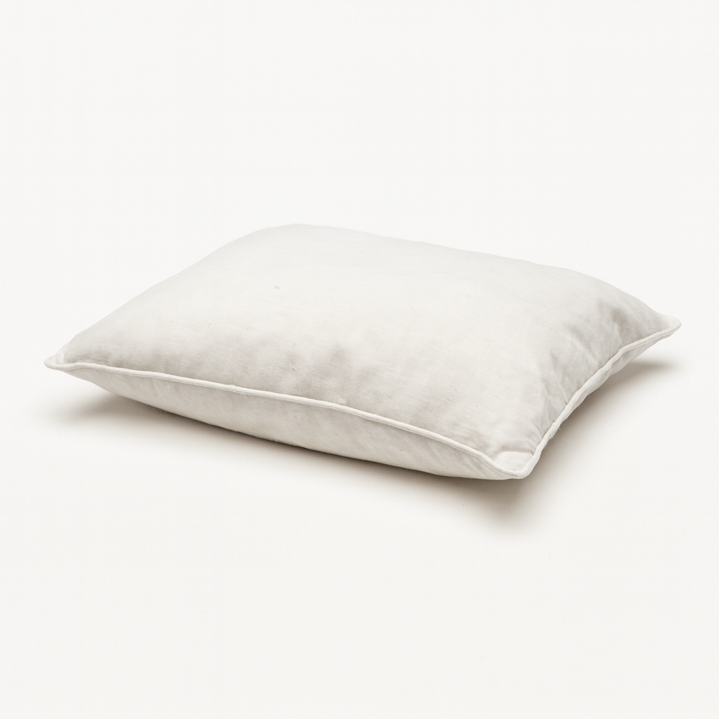 Frustrated sleeper with flat pillow