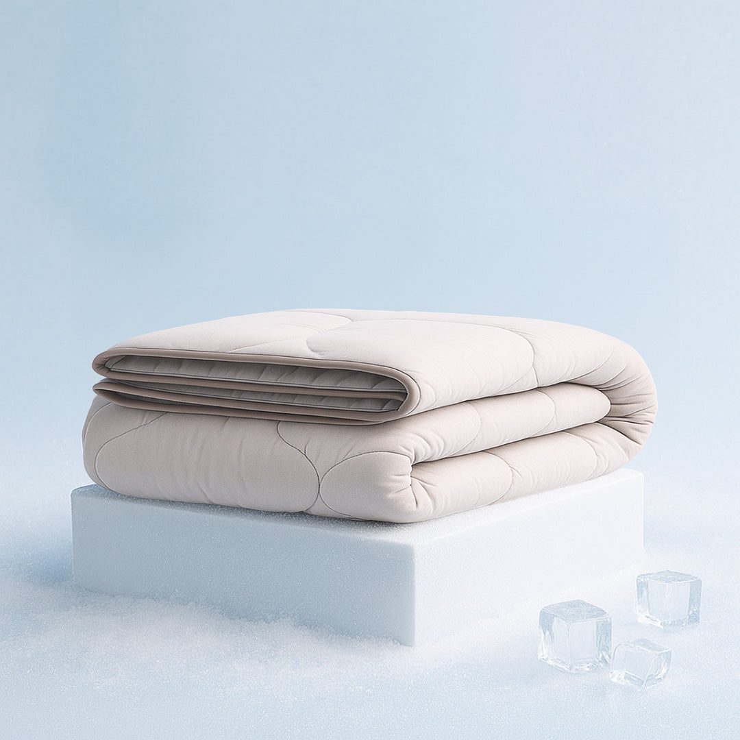 Cooling Duvet 2-in-1 Bedspread, Breathable Soft Matt Satin Fabric, Lightweight for Summer – Available in Multiple Sizes 2
