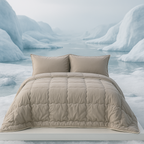 Cooling Duvet Without Cover – Soft Satin Fabric, Heat-Regulating for Summer and Spring – 140x220 cm, 200 g/m² Filling 5
