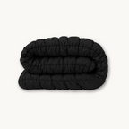 Fluffy Cube Jet Black Duvet – 2-in-1 Duvet and Bedspread for All Seasons 0