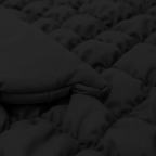 Fluffy Cube Jet Black Duvet – 2-in-1 Duvet and Bedspread for All Seasons 2