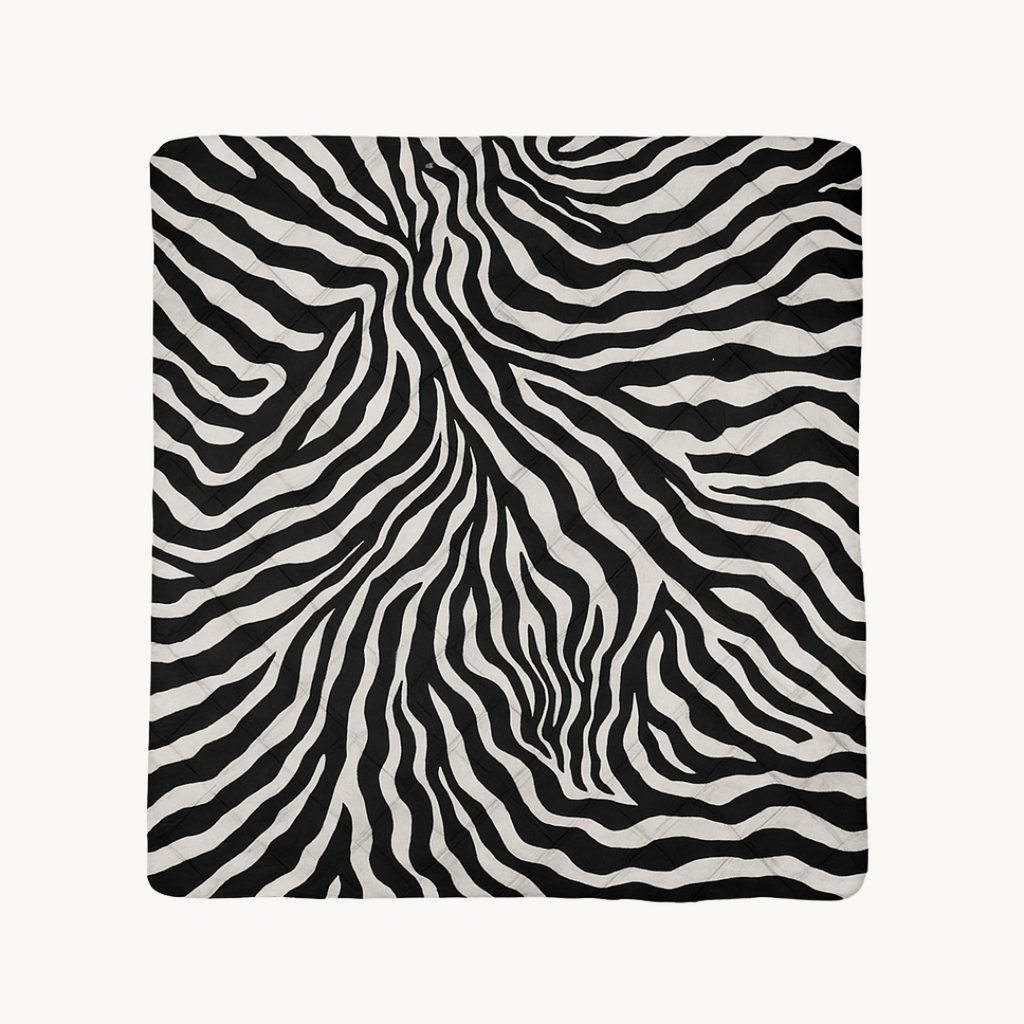 Matte Satin 2-in-1 Duvet and Bedspread – Black Silver, Soft and Breathable 2