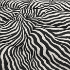 Matte Satin 2-in-1 Duvet and Bedspread – Black Silver, Soft and Breathable 3