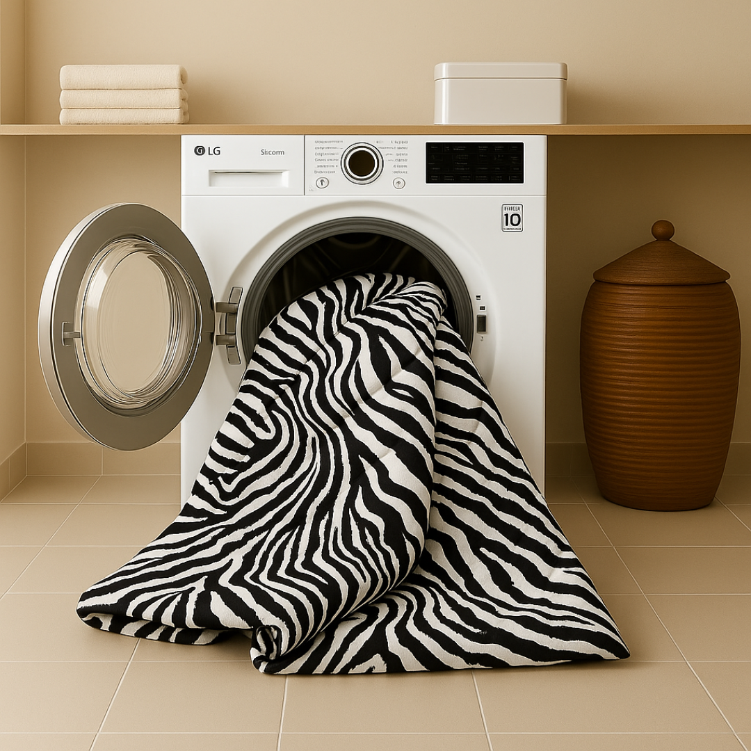 Matte Satin 2-in-1 Duvet and Bedspread – Black Silver, Soft and Breathable 4