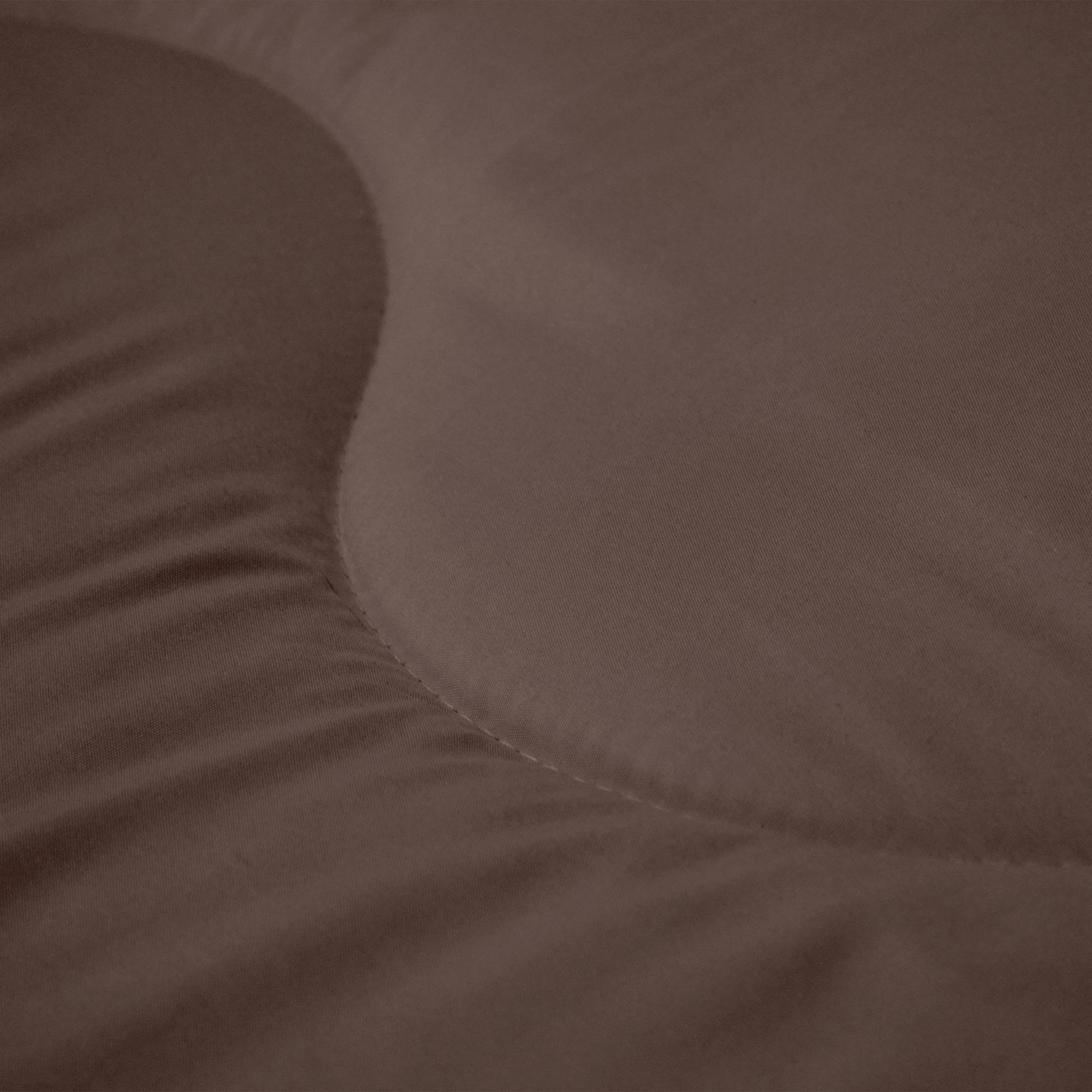 Matte Satin 2-in-1 Duvet and Bedspread – Brown Japandi Waves Design 3