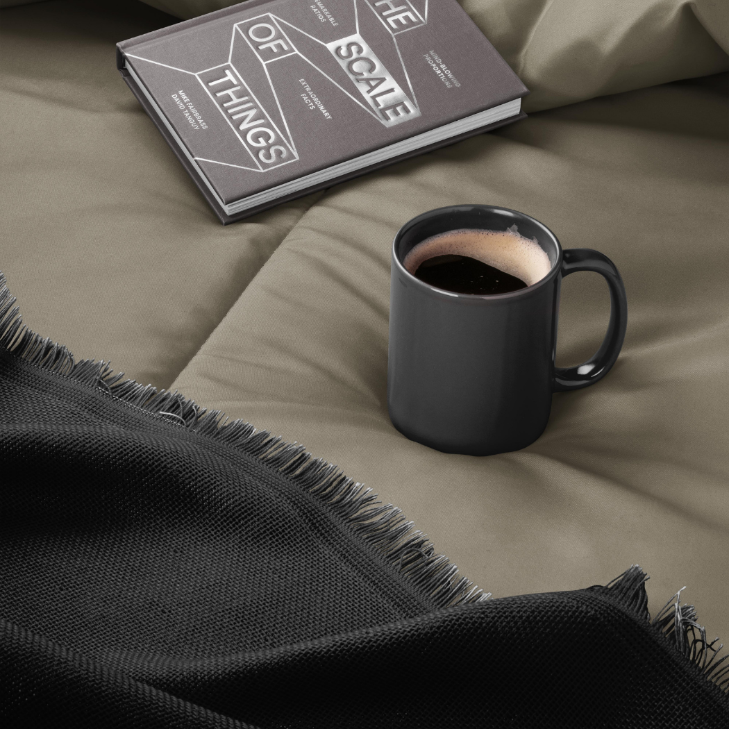 Matte Satin 2-in-1 Duvet and Bedspread in Taupe Khaki – Breathable, Easy Care, All-Season Bedding Solution 2