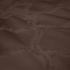 Matte Satin Duvet 2-in-1 Bedspread – Brown Japandi Curve Design 5