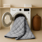 Matte Satin Duvet 2-in-1 Bedspread – Gray, 220cm Long, Breathable, Easy Care, Ideal for Summer and Transitional Seasons 3