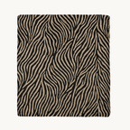 Matte Satin Duvet 2-in-1 Bedspread for Summer – Black Gold Tiger Design 2