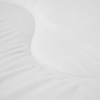 Matte Satin Duvet 2-in-1 Bedspread for Summer – Japandi Waves White 3