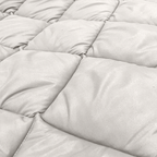 Matte Satin Duvet Bedspread 2-in-1, Offwhite, 220cm Long, Lightweight, Breathable Fabric for All Seasons 4