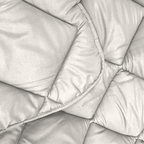 Matte Satin Duvet Bedspread 2-in-1, Offwhite, 220cm Long, Lightweight, Breathable Fabric for All Seasons 5