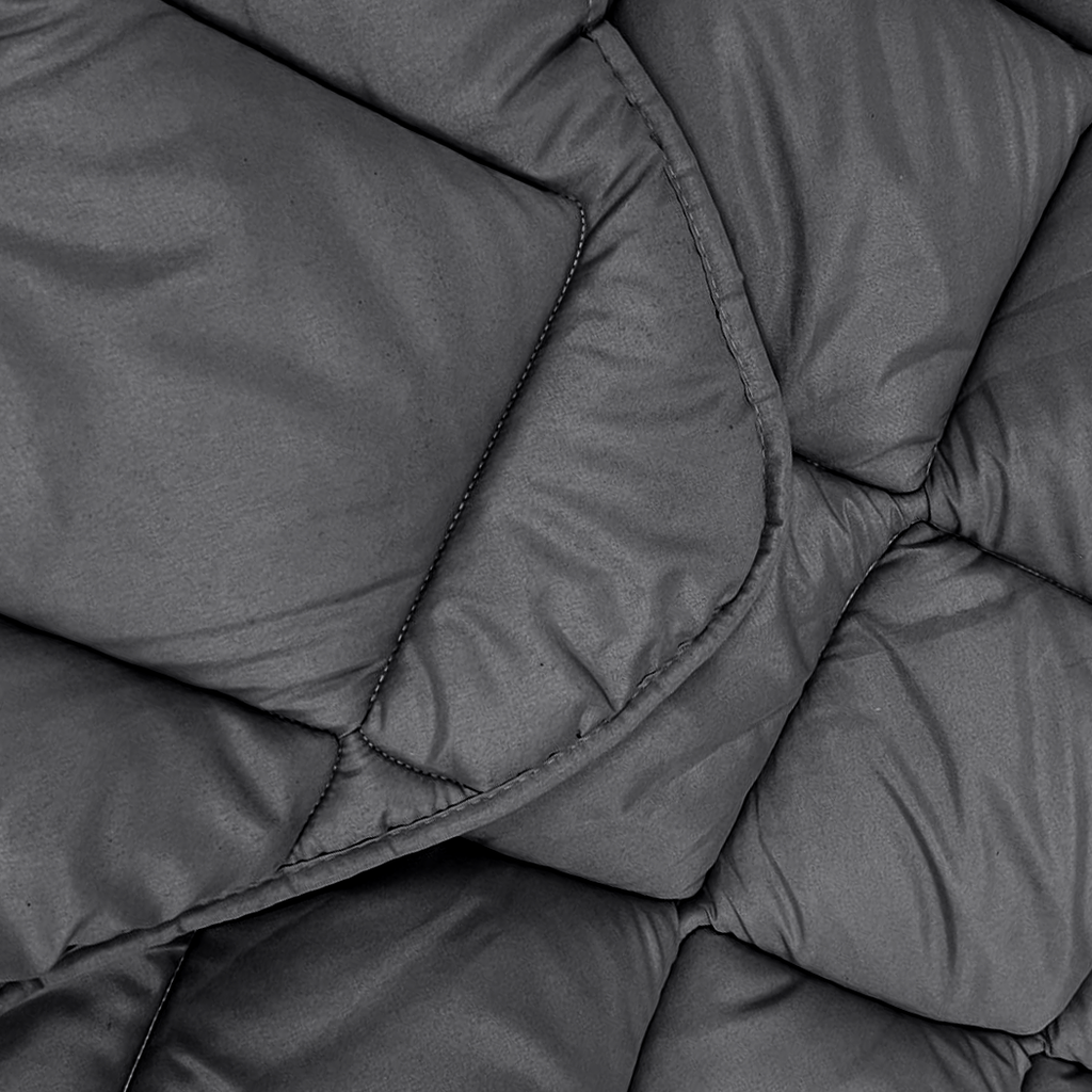 Matte Satin Duvet Insert 2-in-1 Bedspread for Versatile Comfort – Anthracite, 220cm, Breathable Lightweight Fabric 5