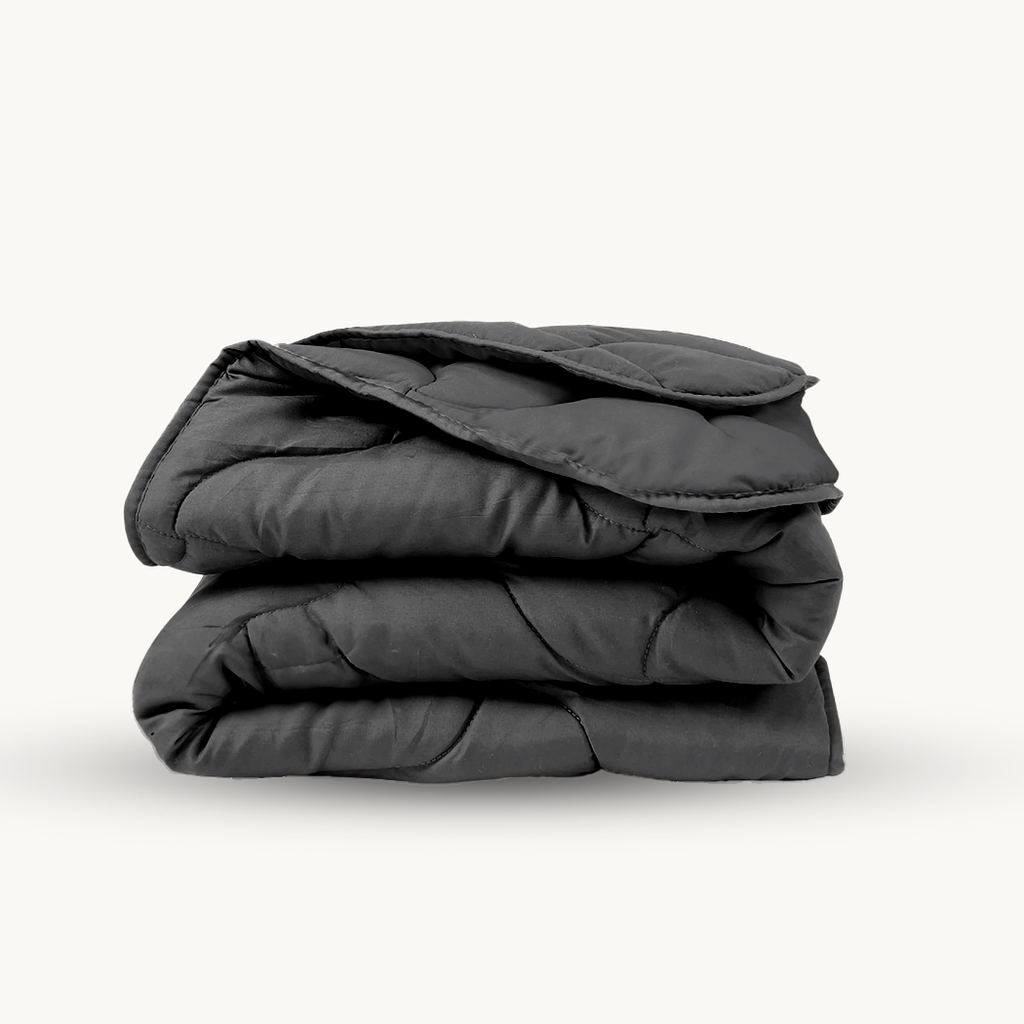 Matte Satin Duvet Insert 2-in-1 Bedspread for Versatile Comfort – Anthracite, 220cm, Breathable Lightweight Fabric 6