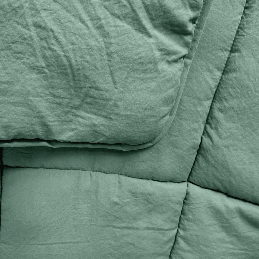 Matte Satin Duvet Without Cover – Green, Lightweight and Breathable for Year-Round Comfort 7