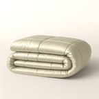 Satin Pearl White Duvet – 2-in-1 Bedspread for Summer and Spring 0