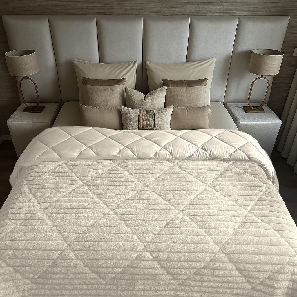 Teddy Chunky Rib Duvet Without Cover – Extra Warm and Soft for Cozy Nights 2