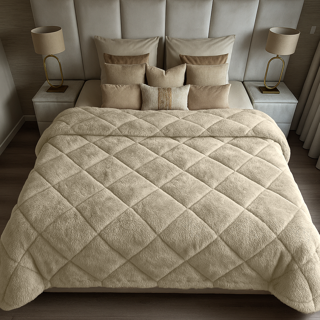 Teddy Fluffy Duvet Without Cover – Soft, Breathable, and Easy to Clean 1