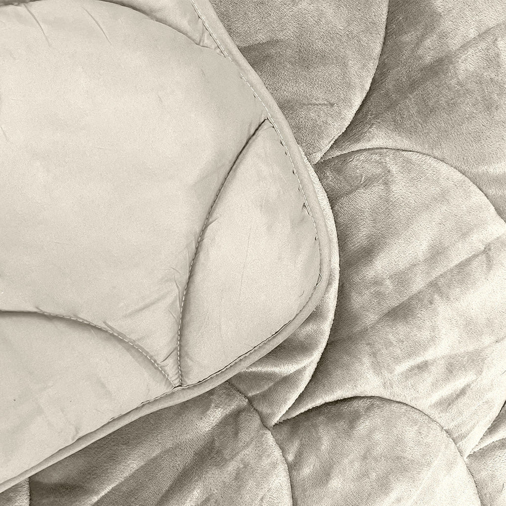 Velvet Duvet Without Cover in Pearl White – Soft, Breathable, and Easy to Wash 7